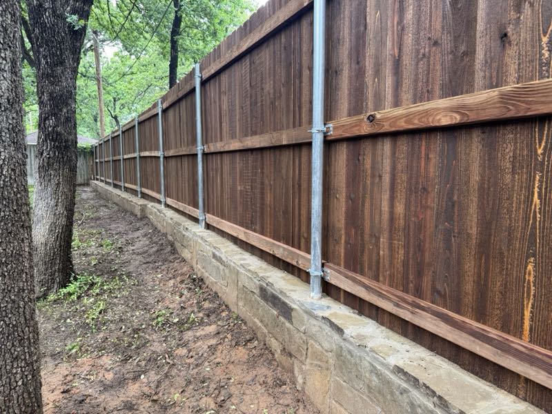 Cedar Privacy Fence in Carrollton